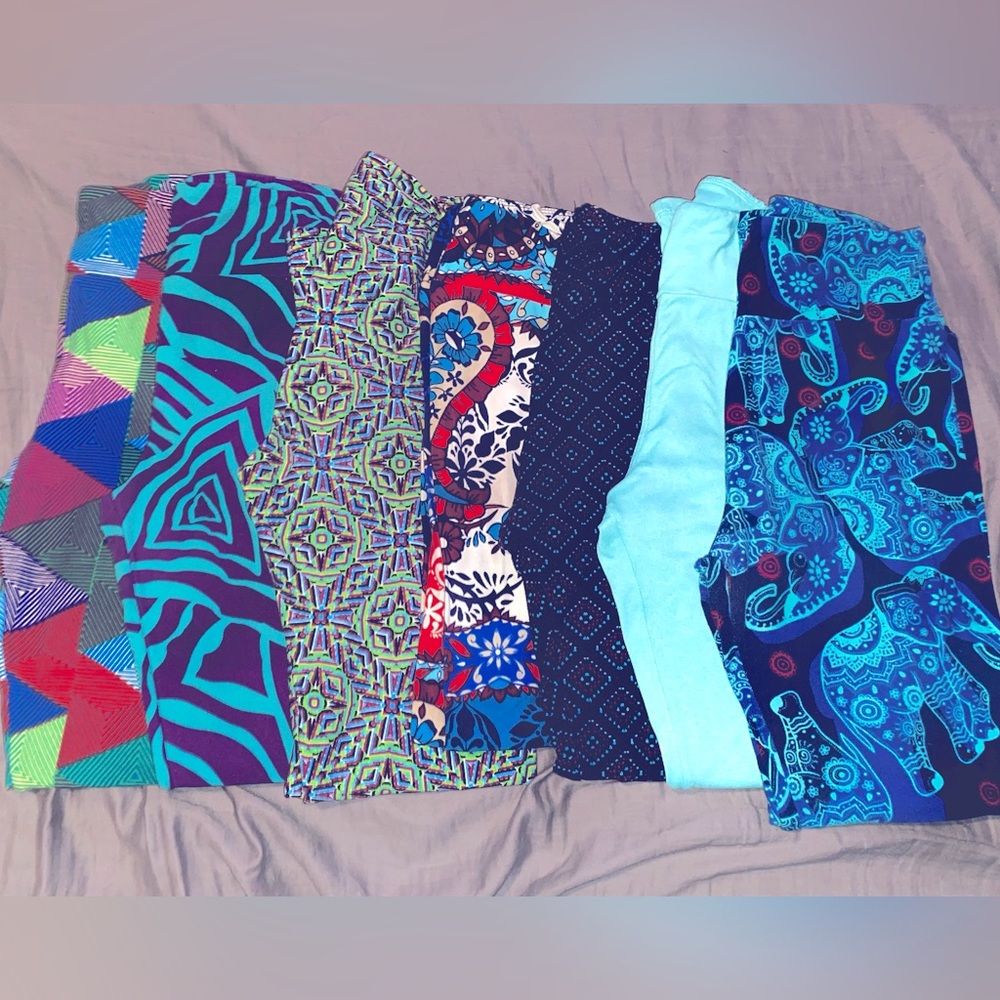 Lularoe Leggings OS Lot Various Patterns